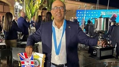 الرامي المصري عاطف نعيم يتألق في بطولة العالم للرماية على الأطباق المروحية