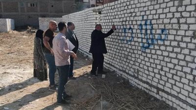 محافظة الإسماعيلية تسترد ٢٠ قطعة أرض بمساحة إجمالية ٣٠٠١ متر مربع بقرية الحجاز