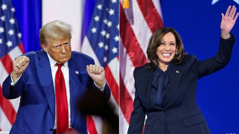 ترامب وهاريس