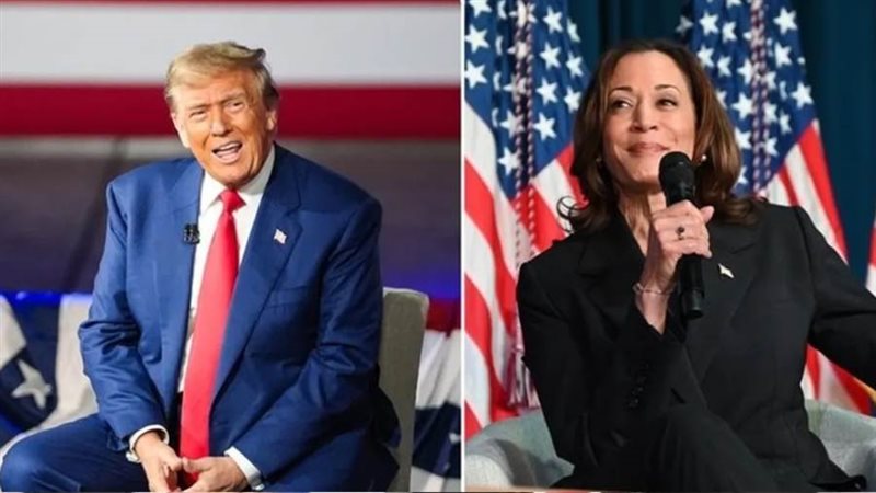 ترامب وكاملا هاريس
