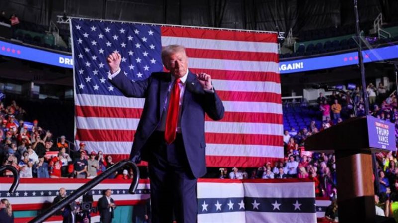 مؤتمر انتاخبي لترمب