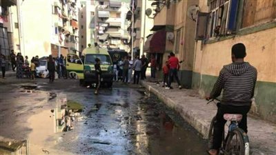 بالصور.. شاب يتخلص من حياته بالشنق على ماسورة الصرف الصحي ببورسعيد 