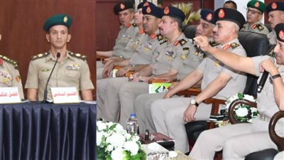 القائد العام للقوات المسلحة يشهد مناقشة البحث الرئيسي لإدارة المدرعات
