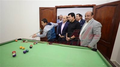 وزير الشباب والرياضة ومحافظ كفر الشيخ يفتتحان مقر مركز شباب الغنيمي بقلين