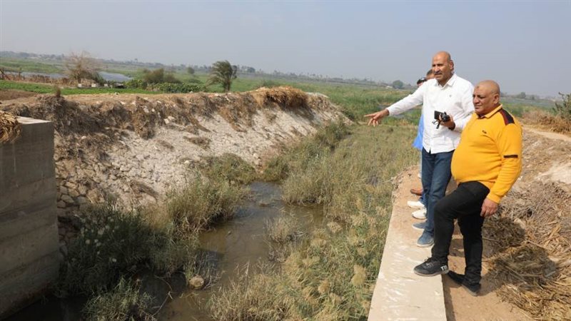 مخر سيل ببنى سويف