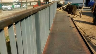 استكمال تنفيذ أعمال صيانة ورفع كفاءة كوبري أبو الريش بدمنهور 