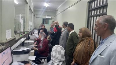 انتظام العمل في ملف التصالح في الفترة المسائية ببني سويف