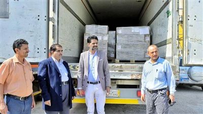 اليمن: محافظة مأرب تتسلم دفعة مستلزمات ومحالیل طبية سعودية