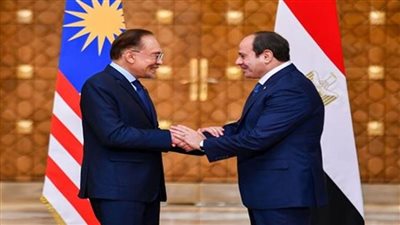 رئيس وزراء ماليزيا: اتفقت مع الرئيس السيسي على العمل لتعزيز العلاقات بين البلدين