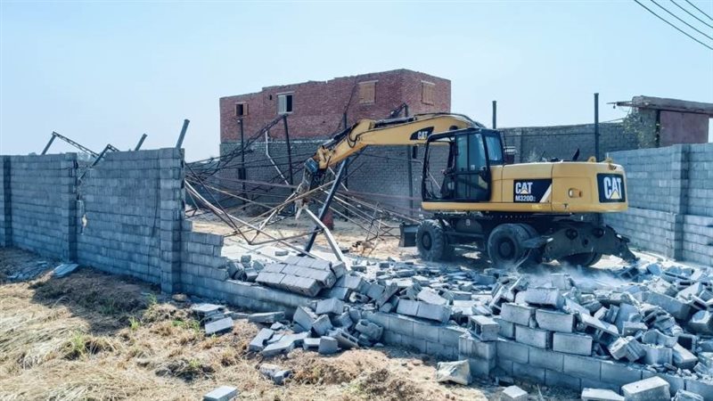 إزالة التعديات بأسيوط