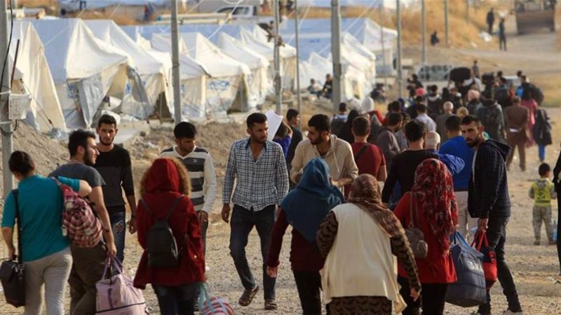 مخيم سوريين في لبنان