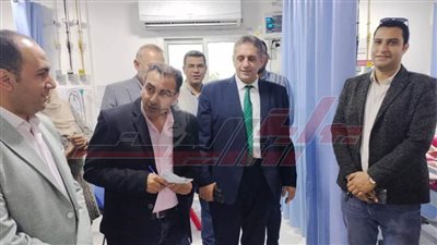 د محمد أبو السعد يتفقد مستشفى منشأة عباس بسيدي سالم 