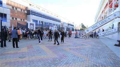 وصول السفينة السياحية MSC LIRICA إلى الهيئة العامة لميناء الإسكندرية