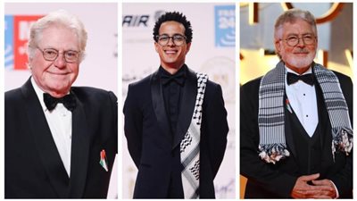 عاجل.. بالعلم والكوفية.. نجوم مهرجان القاهرة السينمائي يدعمون فلسطين بالعلم والكوفية