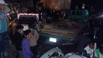 محافظة الدقهلية: مصرع 13 وإصابة 22 آخرين في حادث طريق المطرية بورسعيد