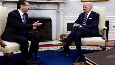 عاجل.. الرئيس الإسرائيلي لبايدن: أنت أكيد صهيوني