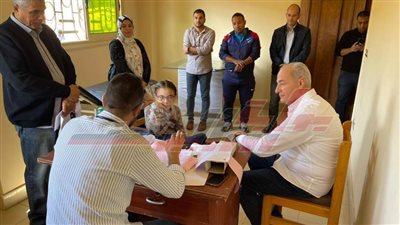 توقيع الكشف الطبي على لاعبي المشروع القومي للموهبة بكفر الشيخ