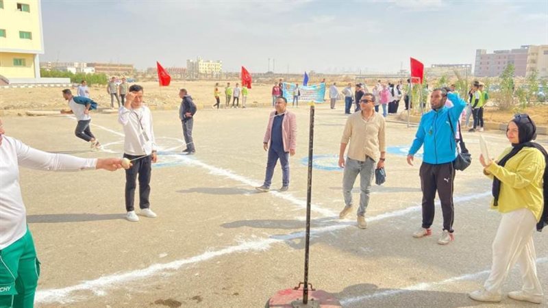 100 يوم رياضة بجامعة