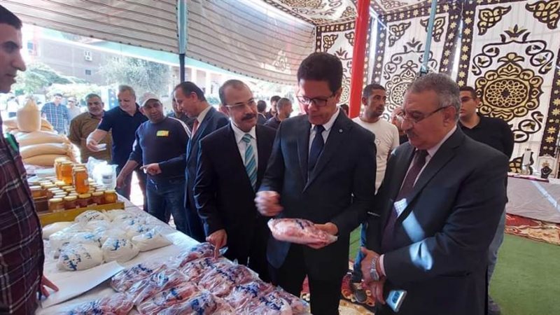 رئيس جامعة بنها يتفقد