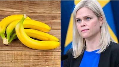 وزيرة في الحكومة السويدية تعترف بخوفها من الموز 
