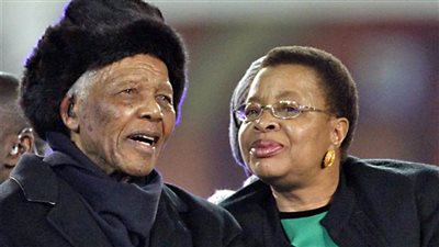 زوجة مانديلا تنتقد الصمت الدولي تجاه الاعتداءات على غزة ولبنان وسوريا والسودان