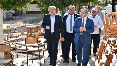 رئيس جامعة قناة السويس يتفقد المدرجات الجديدة للمعهد الفني للتمريض