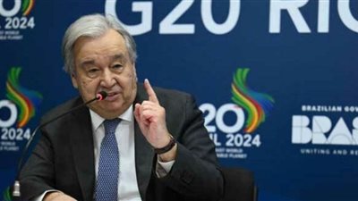  الأمين العام للأمم المتحدة يدعو مجموعة العشرين لتعزيز السلام والعمل المناخي