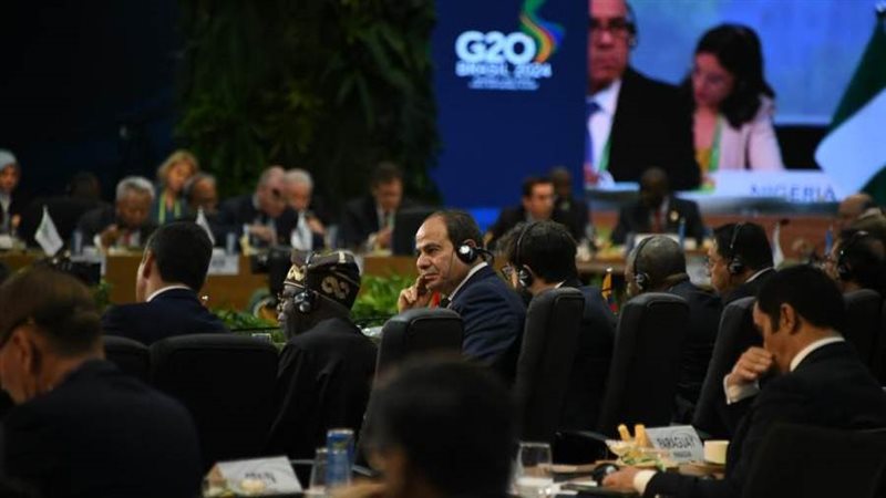 الرئيس السيسي خلال