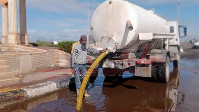 كسح مياه الأمطار