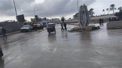 غلق محور أبوذكري وطريق إسكندرية/ مطروح الساحلي وكوبري ميناء الدخيلة أمام بوابات (5 – 6)