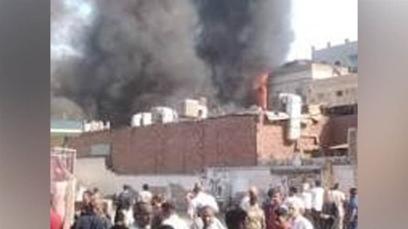 حريق بخيمة بمنطقة