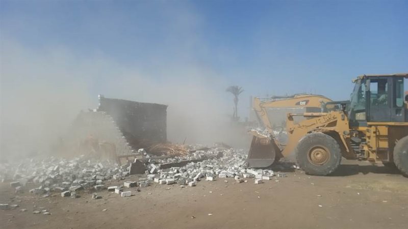 ازالة التعديات والبناء