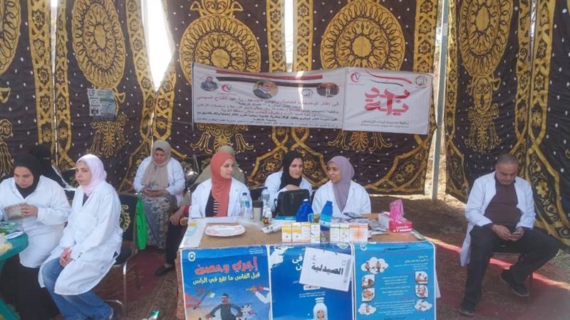 جانب من القافلة البيطرية