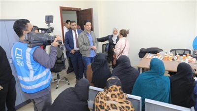 نائب محافظ سوهاج يتفقد فعاليات القافلة الشاملة بقرية الريانية المعلق بطما