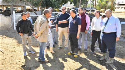 محافظ أسيوط يتفقد محطة أبنوب الحمام للثروة الحيوانية