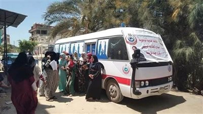 إقبال كبير على القافلة الخدمية التوعوية لتقديم خدمات تنظيم الأسرة للسيدات بالمناطق المحرومة والأكثر احتياجا