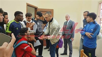 إجراء أشعة إيكو على القلب للاعبى المشروع القومى وفريق كرة القدم بنادى كفر الشيخ