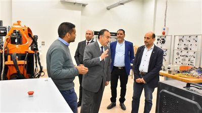 محافظ أسيوط يتفقد الكلية التكنولوجية المصرية الألمانية