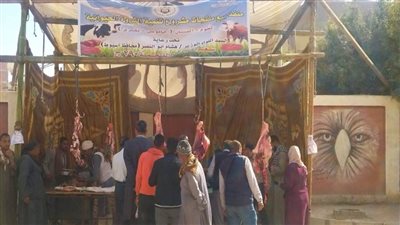 رئيس مركز أبنوب بأسيوط يفتتح منفذ بيع لحوم بـ 290 جنيهًا للكيلو