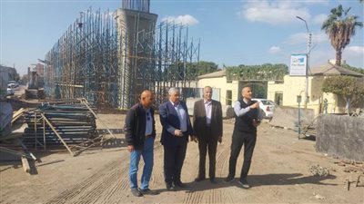 سكرتير بني سويف يتفقد مشروع كوبري الشاملة على ترعة الإبراهيمية