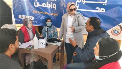 قافلة طبية متكاملة بقرية المنتزه بإدكو لتقديم خدمات طبية وتوعوية متميزة للمواطنين