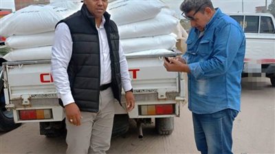 إحباط محاولة تهريب 5 أطنان أسمدة زراعية خاصة بوزارة الزراعة للبيع بالسوق السوداء