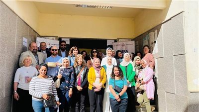 فريق الوكالة الأمريكية للتنمية الدولية يزور الوحدة الصحية بالزرابي بأبوتيج 