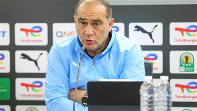 علي ماهر خلال المؤتمر الصحفي لمباراة إنيمبا: أغلقنا صفحة الدوري بعد مباراة الزمالك فورًا وبدأنا في الاستعداد  لمباراة إنيمبا