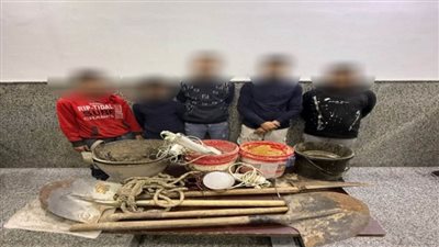 بسبب التنقيب عن الآثار.. القبض على 5 أشخاص في القاهرة 