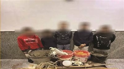 ضبط 5 أشخاص بالقاهرة لقيامهم بالتنقيب غير المشروع عن الآثار