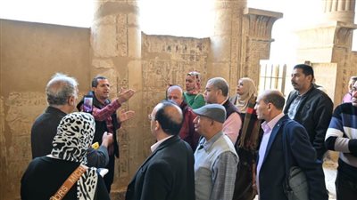 منطقة آثار تونا الجبل تستقبل أدباء مصر بالمنيا
