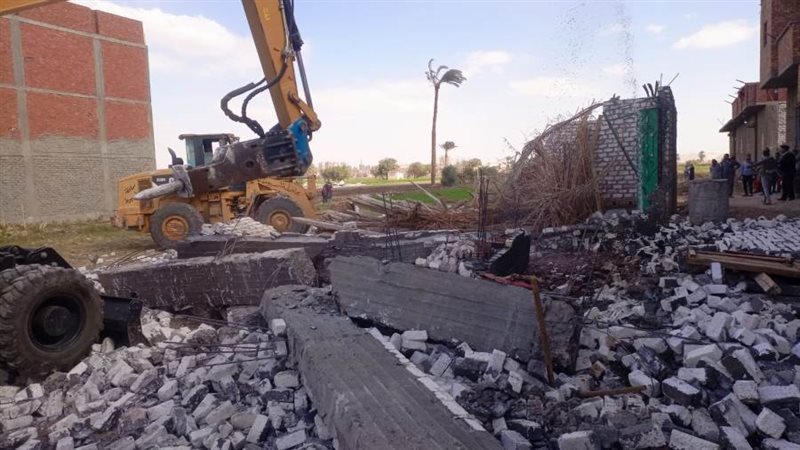 إزالة التعديات بأسيوط