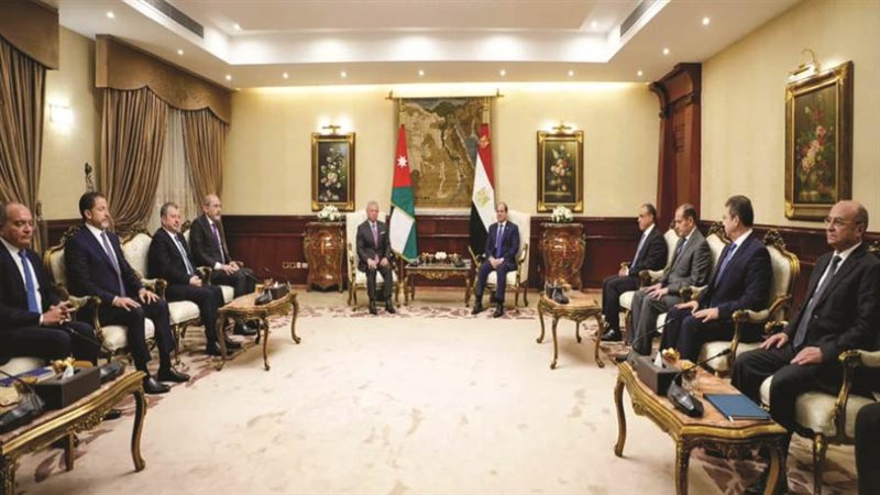 الرئيس السيسي والعاهل