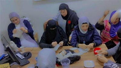 دورة تدريبية على أعمال الخرز والتطريز في العريش بشمال سيناء
